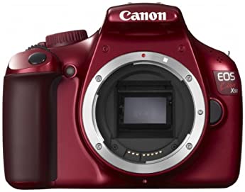 【中古】Canon デジタル一眼レフカメラ EOS Kiss X50 ボディ レッド KISSX50RE-BODY