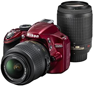 【中古】Nikon デジタル一眼レフカメラ D3200 200mmダブルズームキット 18-55mm/55-200mm付属 レッド D3200WZ200RD【メーカー名】Nikon【メーカー型番】D3200RDWZ【ブランド名】Nikon商品画像はイメージです。中古という特性上、使用に影響ない程度の使用感・経年劣化（傷、汚れなど）がある場合がございます。また、中古品の特性上、ギフトには適しておりません。商品名に『初回』、『限定』、『〇〇付き』等の記載がございましても、特典・付属品・保証等は原則付属しておりません。当店では初期不良に限り、商品到着から7日間はを受付けております。(注文後の購入者様都合によるキャンセル・はお受けしていません。)他モールでも併売している商品の為、完売の際は在庫確保できない場合がございます。ご注文からお届けまで1、ご注文⇒ご注文は24時間受け付けております。2、注文確認⇒ご注文後、当店から注文確認メールを送信します。3、在庫確認⇒新品在庫：3-5日程度でお届け。　　※中古品は受注後に、再メンテナンス、梱包しますので　お届けまで3日-10日営業日程度とお考え下さい。　米海外から発送の場合は3週間程度かかる場合がございます。　※離島、北海道、九州、沖縄は遅れる場合がございます。予めご了承下さい。※配送業者、発送方法は選択できません。お電話でのお問合せは少人数で運営の為受け付けておりませんので、メールにてお問合せお願い致します。お客様都合によるご注文後のキャンセル・はお受けしておりませんのでご了承下さい。ご来店ありがとうございます。昭和・平成のCD、DVD、家電、音響機器など希少な商品も多数そろえています。レコード、楽器の取り扱いはございません。掲載していない商品もお探しいたします。映像商品にはタイトル最後に[DVD]、[Blu-ray]と表記しています。表記ないものはCDとなります。お気軽にメールにてお問い合わせください。