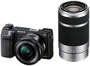 【中古】ソニー SONY ミラーレス一眼 α NEX-6 ダブルズームレンズキット E PZ 16-50mm F3.5-5.6 OSS + E 55-210mm...