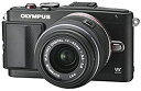 【中古】OLYMPUS ミラーレス一眼 PEN Lite E-PL6 レンズキット ブラック E-PL6 LKIT BLK