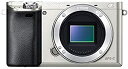 【中古】SONY ミラーレス一眼 α6000 ボディ シルバー ILCE-6000 S