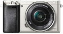 【中古】SONY ミラーレス一眼 α6000 パワーズームレンズキット E PZ 16-50mm F3.5-5.6 OSS シルバー ILCE-6000L S