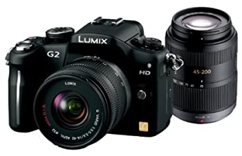 šۥѥʥ˥å ǥ㥫 G2֥륺󥺥å14-42mm/F3.5-5.645-200mm/F4.0-5.6°) եȥ֥å DMC-G2W-K