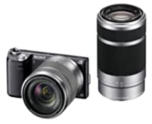 【中古】ソニー SONY ミラーレス一眼カメラ α NEX-5N ダブルズームレンズキット ブラック NEX-5NY/B