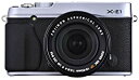 【中古】FUJIFILM ミラーレス一眼 X-E1 レンズキット シルバー FX-X-E1/XF18-55mmF2.8-4 R Silver