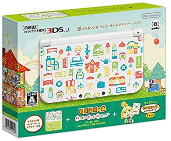 【中古】Newニンテンドー3DS LL どうぶつの森 ハッピーホームデザイナー パック【メーカー生産終了】