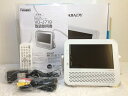 【中古】TWINBIRD ポータブル防水DVDプレーヤー(ワンセグチューナー搭載) DVD ZABADY ホワイト VD-J719W