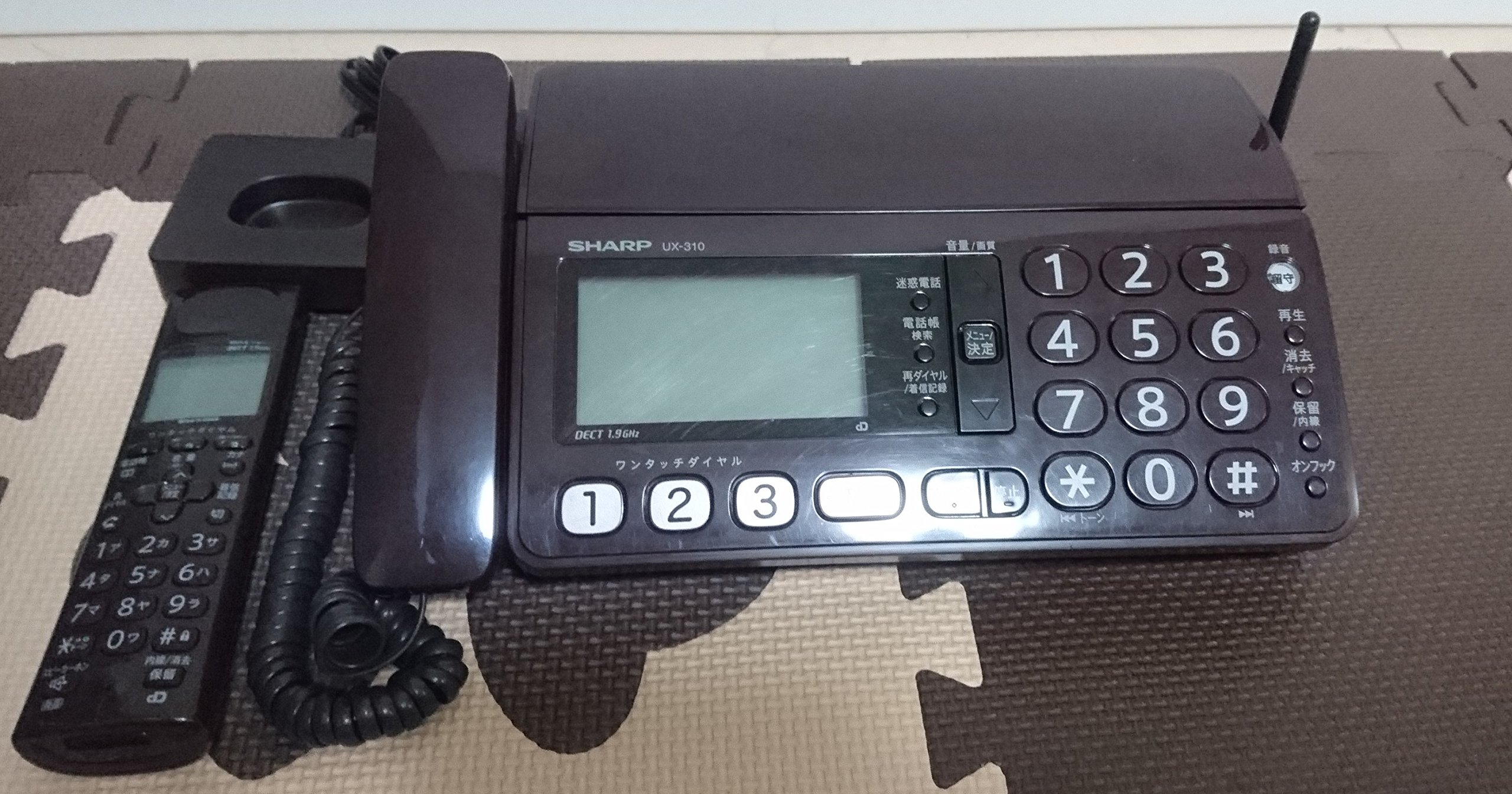 šۥ㡼 ǥ륳ɥ쥹FAX ҵ1դ 1.9GHz DECT ֥饦 UX-310CL-T