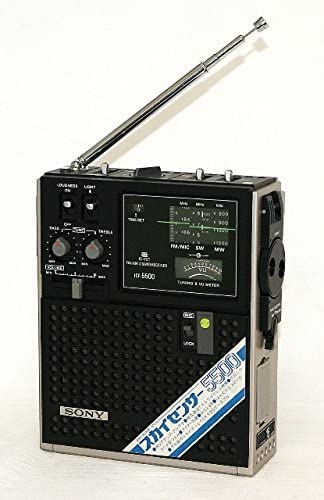 【中古】SONY ソニー ICF-5500 スカイセンサー 3バンドレシーバー FM/MW/SW（BCLラジオ）