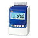 【中古】マックス 電子タイムレコーダー 電波時計付き ER-110SUW ホワイト