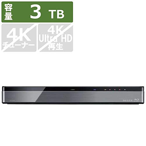 東芝 3TB HDD/3チューナー搭載 ブルーレイレコーダー(+7チャンネルまるごと録画可能)タイムシフトマシンTOSHIBA REGZAレグザブルーレ