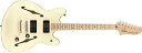 【中古】Squier by Fender エレキギター Affinity Starcaster® Olympic White ソフトケース付き