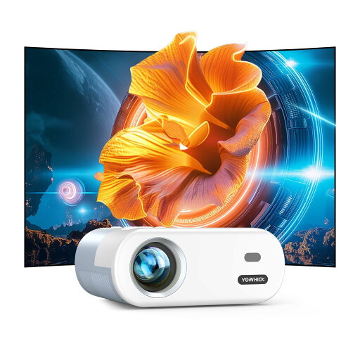 【中古】【令和累計販売台数No.1】YOWHICKプロジェクター 超小型18000LM高輝度5GWiFi&Bluetooth瞬時接続 リアル1080P 短距離投 【中古】【令和累計販売台数No.1】YOWHICKプロジェクター 超小型18000LM高輝度5GWiFi&Bluetooth瞬時接続 リアル1080P 短距離投