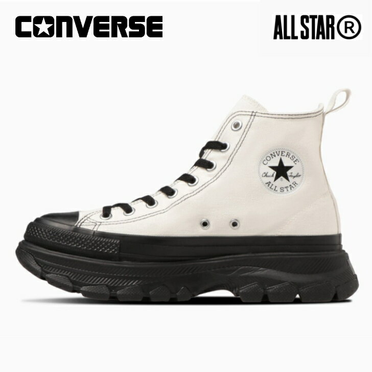 コンバース スニーカー ハイカット オールスター （R） トレックウエーブ HI レディース ホワイト/ブラック CONVERSE ALL STAR (R) TREKWAVE HI WHITE/BLACK 【あす楽 送料無料】