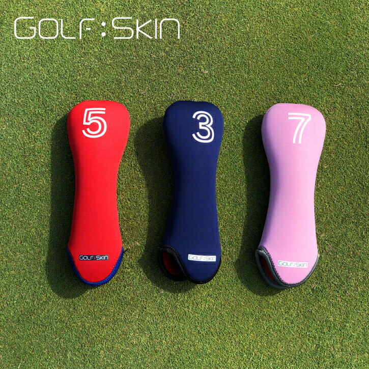 【送料無料】ゴルフスキンプレミアムヘッドカバー　フェアウェイウッド用　ネオプレーン素材　おしゃれ..