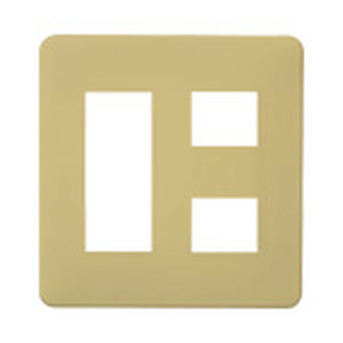 Panasonic(パナソニック)配線器具モダンプレート5コ用(ダークベージュ)WN6005Y