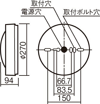 パナソニックLED非常用照明器具直付 防雨型 低光束 ベーシック 自己点検丸形蛍光灯...