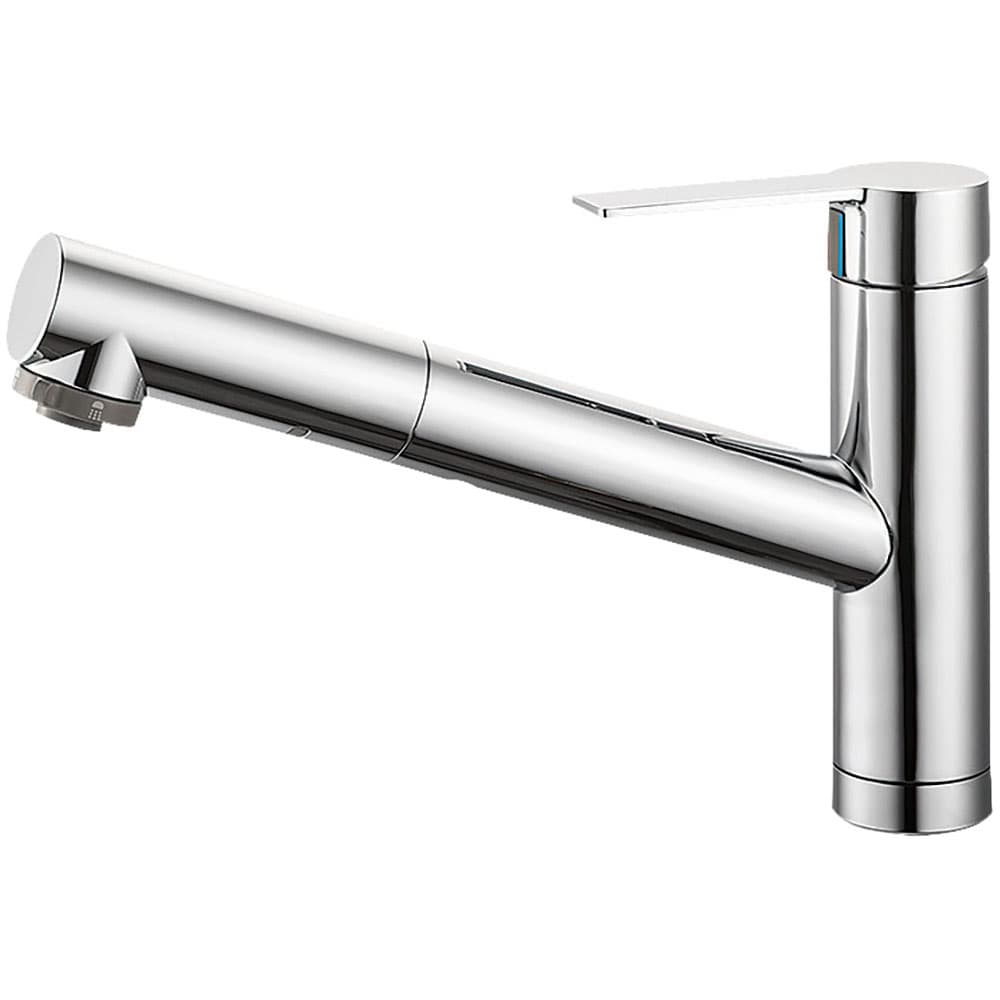 サンエイ SANEI(※旧三栄水栓製作所) 水栓金具 シングルワンホールスプレー混合栓/キッチン用 K87501JV-13