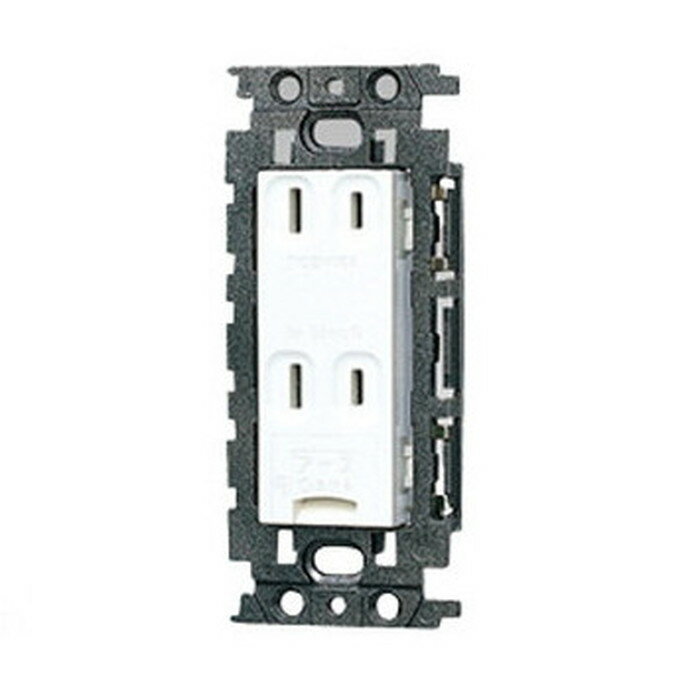 TOSHIBA(東芝ライテック)E’s配線器具絶縁ET付ダブルコンセントNDG2182N(WW)