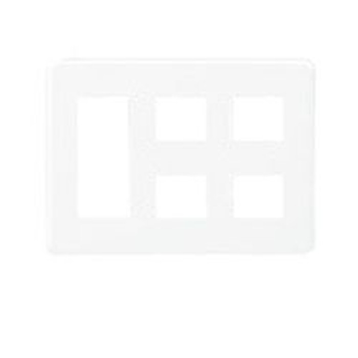 TOSHIBA(東芝ライテック)ワイドアイ配線器具プレート7個用3＋2＋2WWWDG5427(WW)