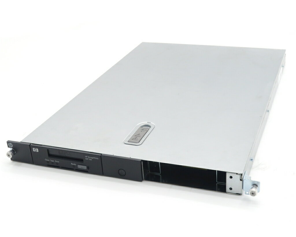 hp StorageWorks 1Uラックマウント型テープエンクロージャー DAT160ドライブ搭載 SCSI接続 動作確認済 少難あり 