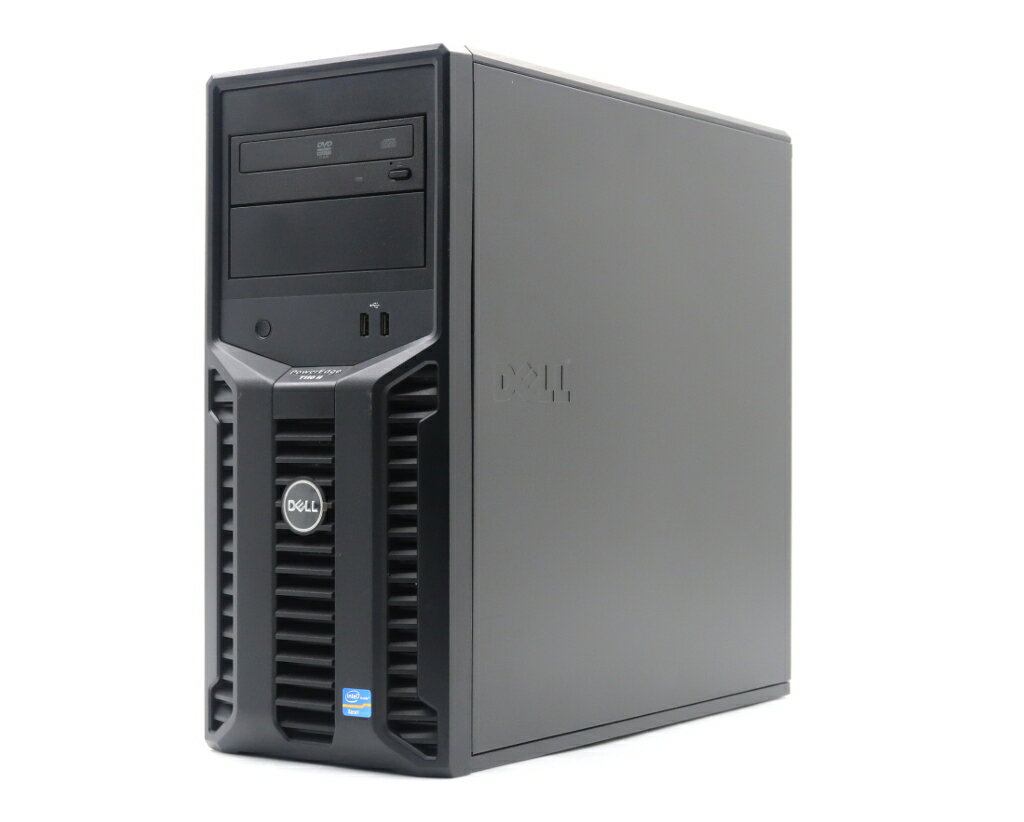 DELL PowerEdge T110 II Xeon E3-1220 v2 3.1GHz 8GB 500GBx2台 SATA3.5インチ/RAID1構成 DVD-ROM PERC H200A 【中古】【20220708】