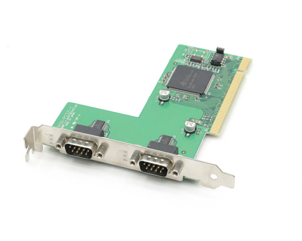 ◇IO DATA RSA-PCI2R 2ポートRS-232Cカード D-sub9オスコネクタ PCI Ver2.1対応 【中古】【20221004】