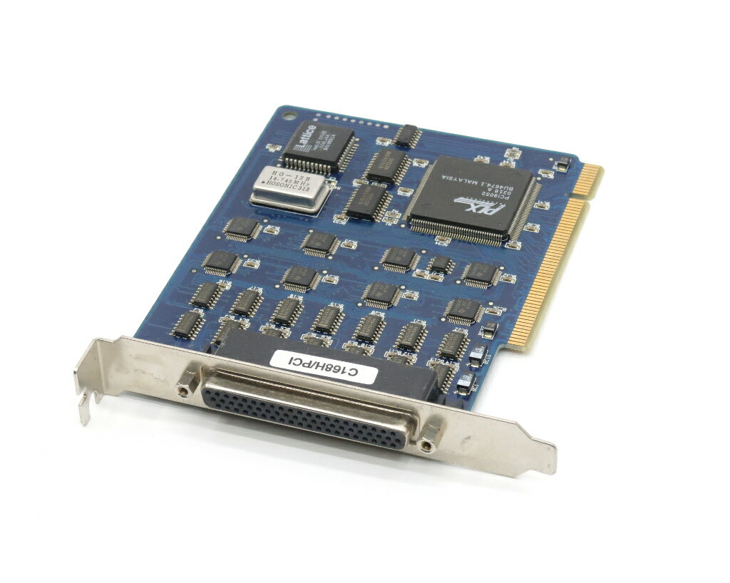 ◇Moxa C168H/PCI 8ポートRS-232ボード 8ポートシリアルポート RS-422/485 DB62コネクタ PCIスロット対応 【中古】【20221004】
