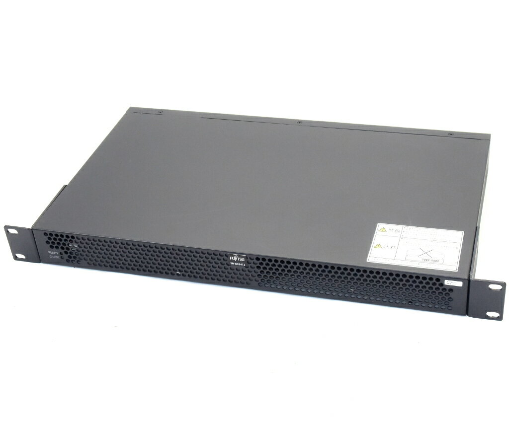 富士通 SR-X324T2 24ポート1000BASE-T搭載 サーバ収容L2スイッチ 前面吸気背面排気型 ファームウェアV02.00 メモリ128MB 設定初期化済 小難 【中古】【20220125】