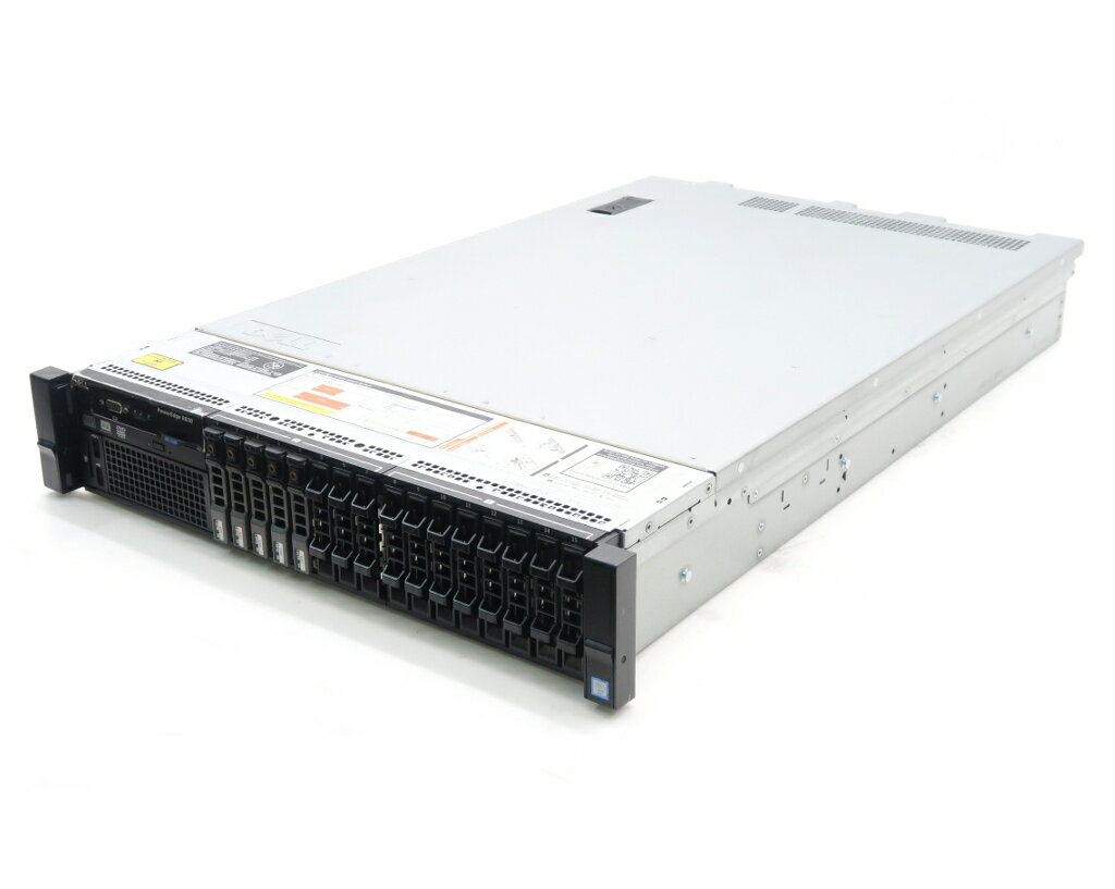 【送料無料対象外】【沖縄不可】DELL PowerEdge R830 Xeon E5-4650 v4 2.2GHz 2 512GB 1.92TBx5台(SAS SSD/RAID6) DVD -RW PERC H730P 14コアCPU2基搭載 【中古】【20230329】【送料無料ライン対象外】