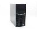 DELL PowerEdge T110 Xeon E3-1240 v2 3.4GHz 8GB 500GBx2台 SATA3.5インチ/RAID1構成 DVD-ROM 【中古】【20230713】