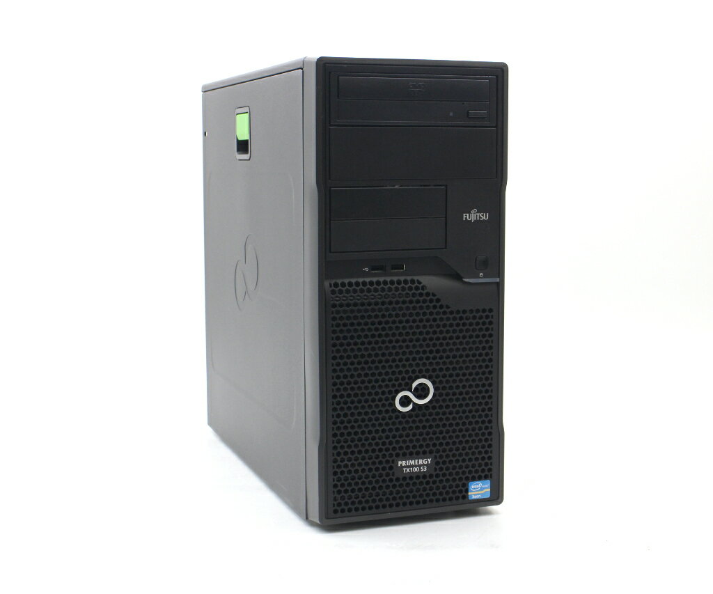 ٻ PRIMERGY TX100 S3 Xeon E3-1220 v2 3.1GHz 4GB 1TBx2(SATA 3.5/RAID1) DVD-ROM ECC šۡ20230610