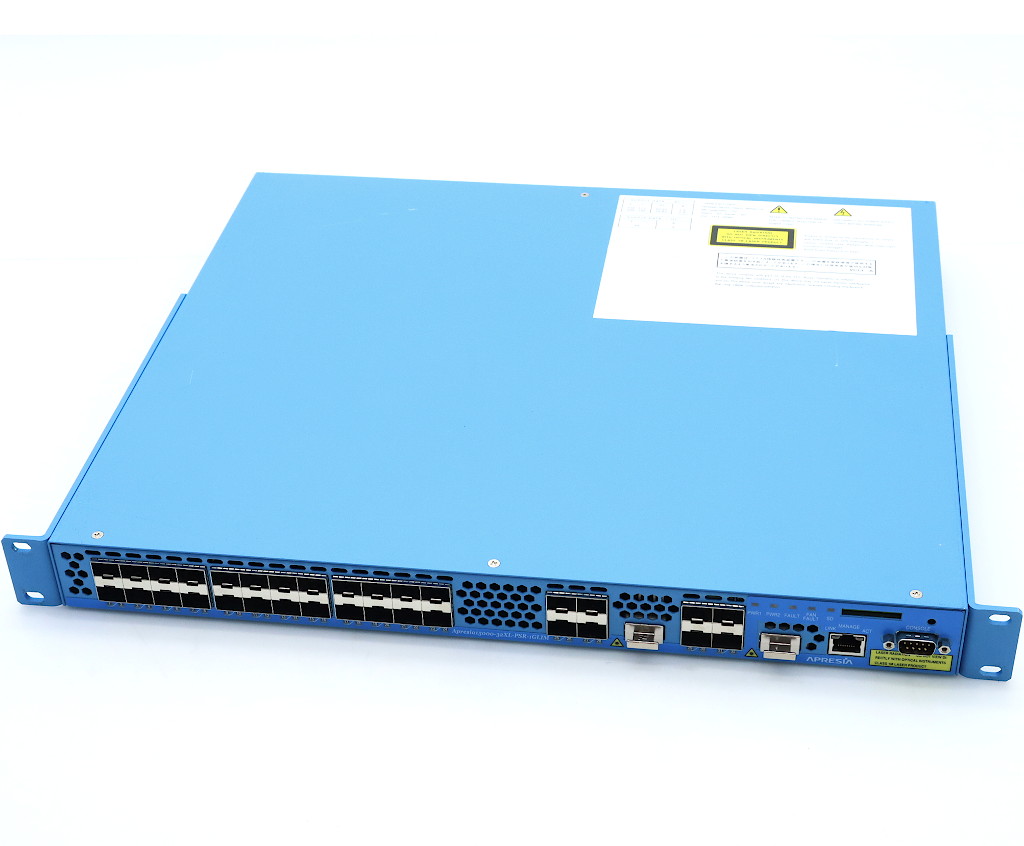 APRESIA Apresia15000-32XL-PSR-1GLIM 24ポートSFPスロット 8ポート10GbE SFP+スロット 2ポート40GbE QSFP+スロット搭載 L3スイッチ 【中古】【20230912】
