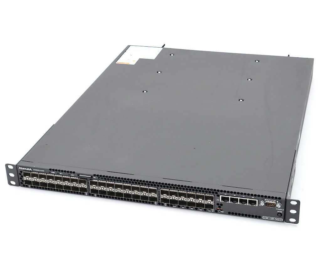 Alaxala AX-3830-44XW-A 44ポート10GbE SFP+スロット 4ポート1000BASE-T搭載 L3スイッチ アドバンストモデル OS-L3SA Ver. 11.13 冗長電源 【中古】【20231121】