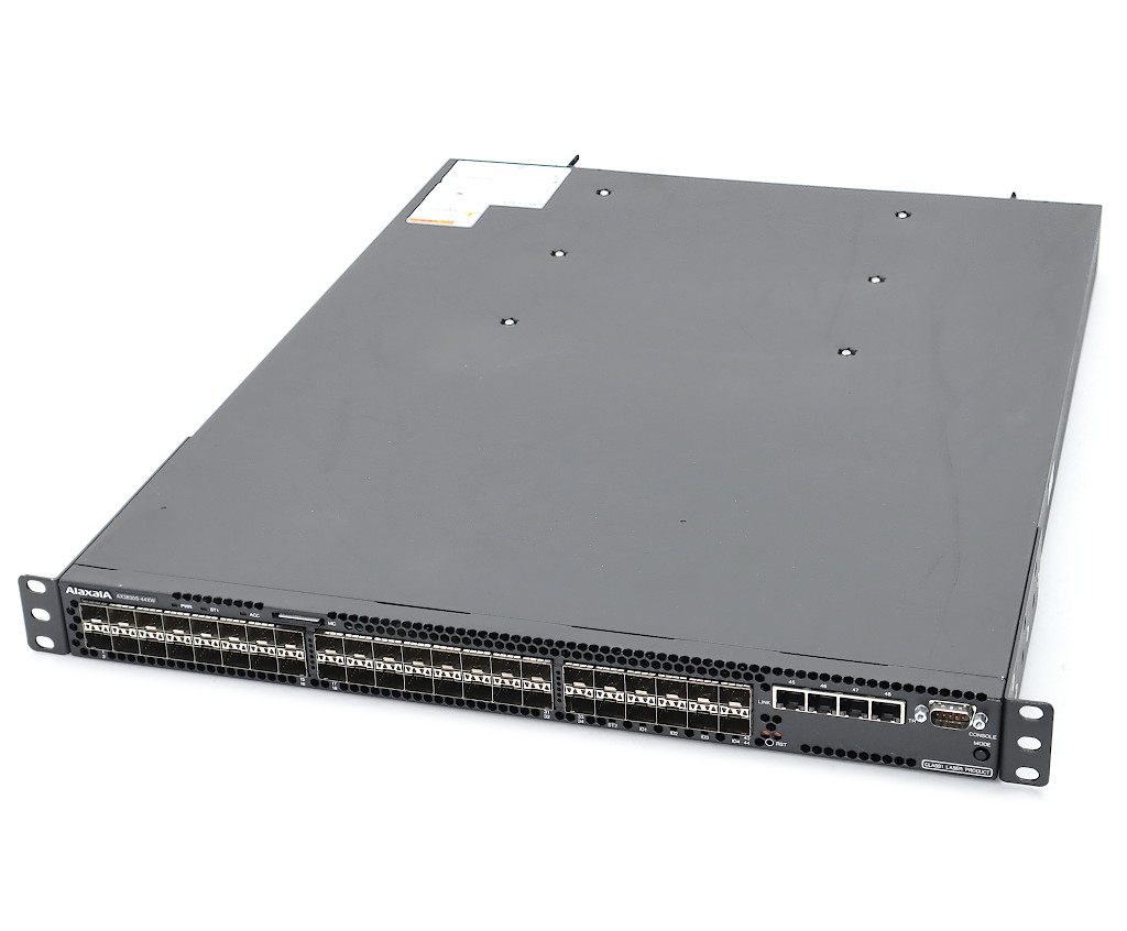 Alaxala AX-3830-44XW-L 44ポート10GbE SFP+スロット 4ポート1000BASE-T搭載 L3スイッチ ライトモデル OS-L3SL Ver. 11.13 冗長電源 【中古】【20231121】
