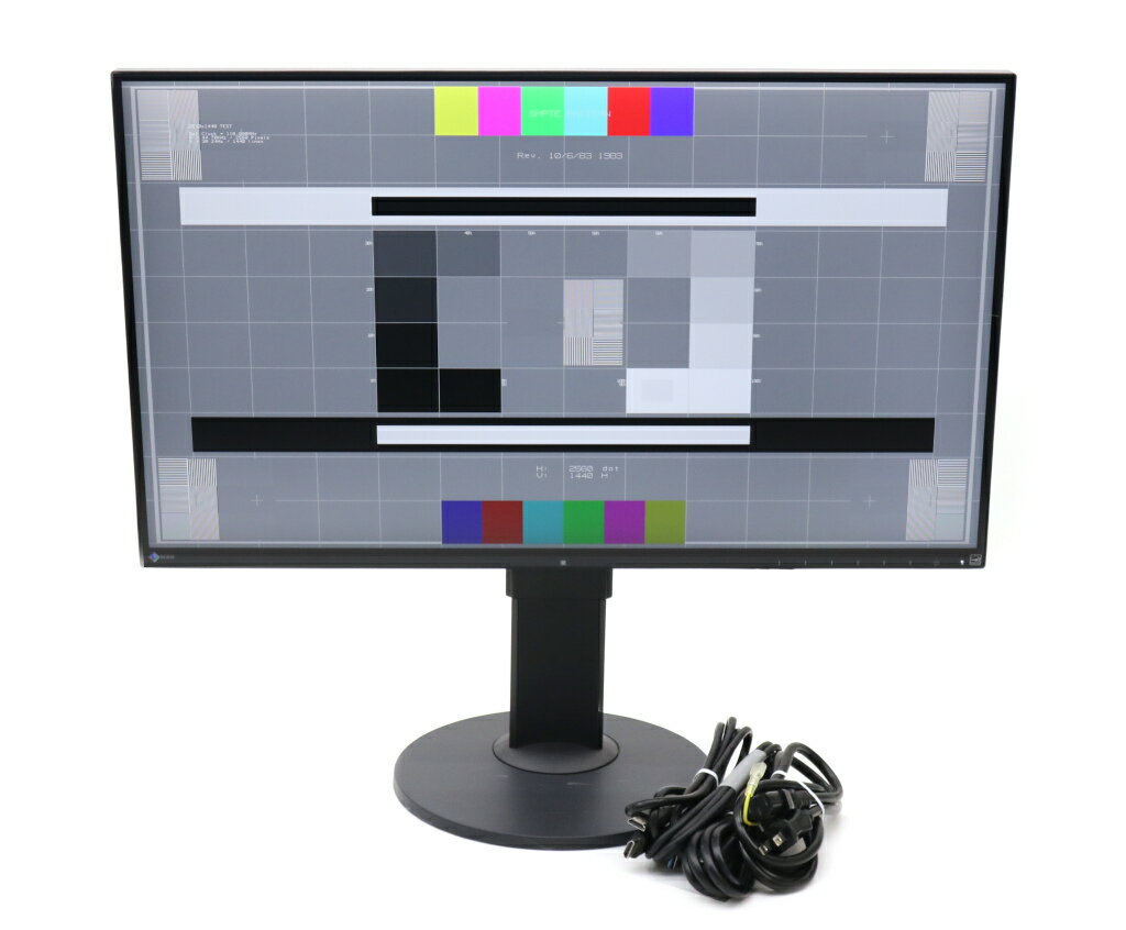 EIZO FlexScan EV2750 27インチ非光沢IPSパネル WQHD 2560x1440ドット HDMI/DisplayPort/DVI-D入力 2386h 【中古】【20231018】