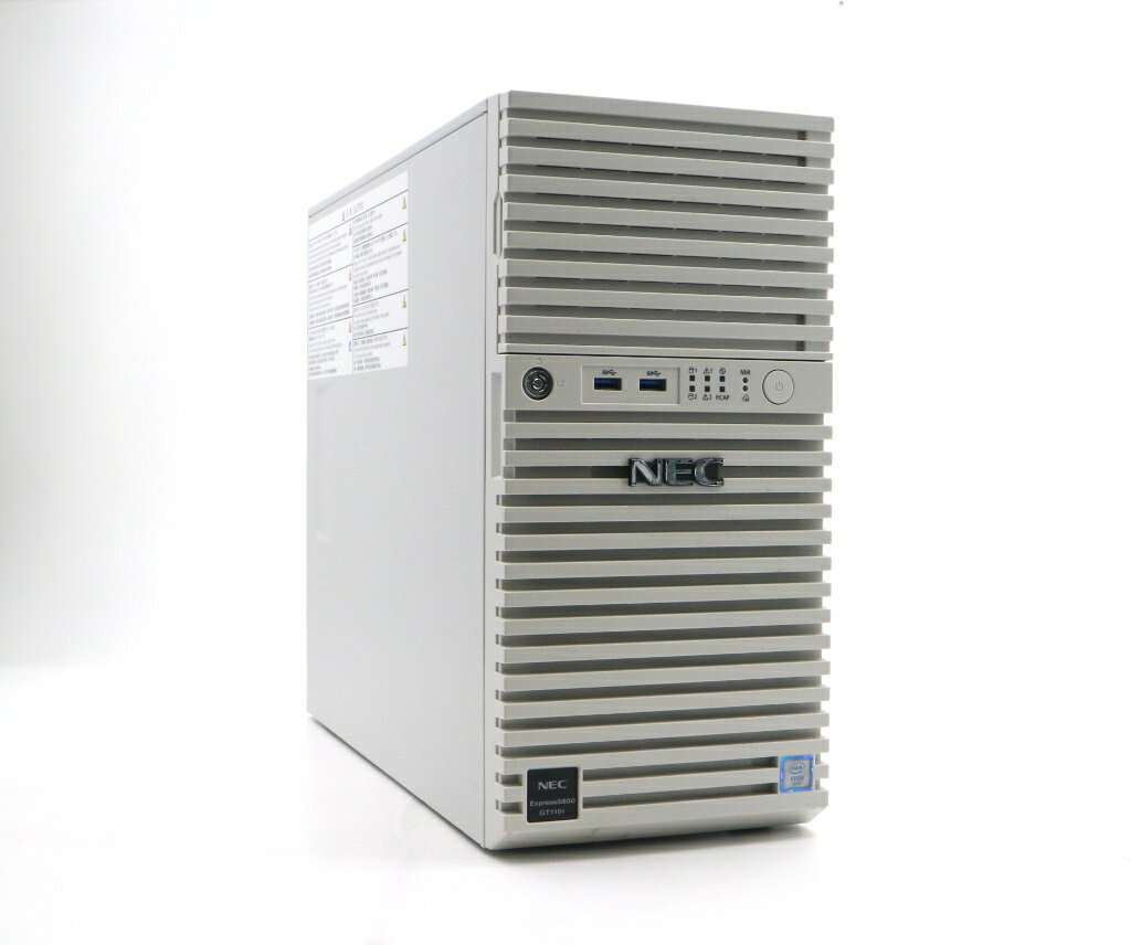 NEC Express5800/GT110i Xeon E3-1220 v6 3GHz 16GB 500GBx2台 SATA3.5インチ/RAID1構成 【中古】【20231212】