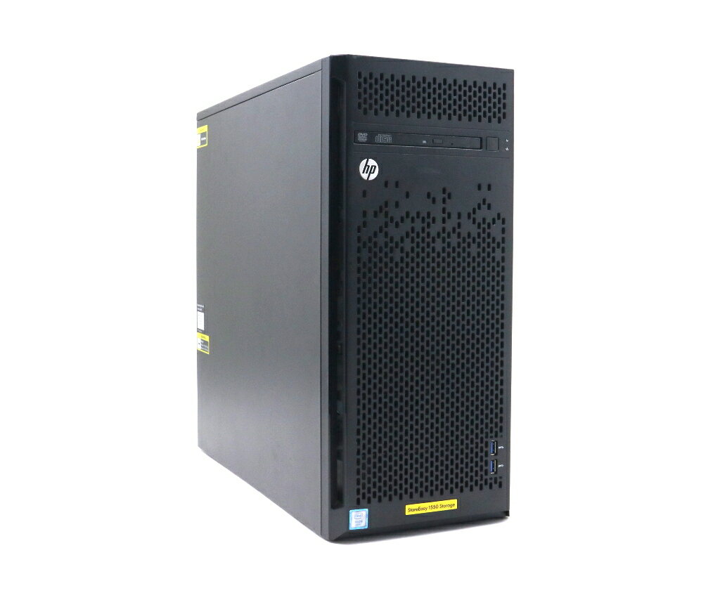 hp StoreEasy 1550 Storage Xeon E5-2603 v3 1.6GHz 8GB 500GBx2台(SATA3.5インチ/RAID1構成) DVD-ROM AC*2 SmartArray P440 【中古】..
