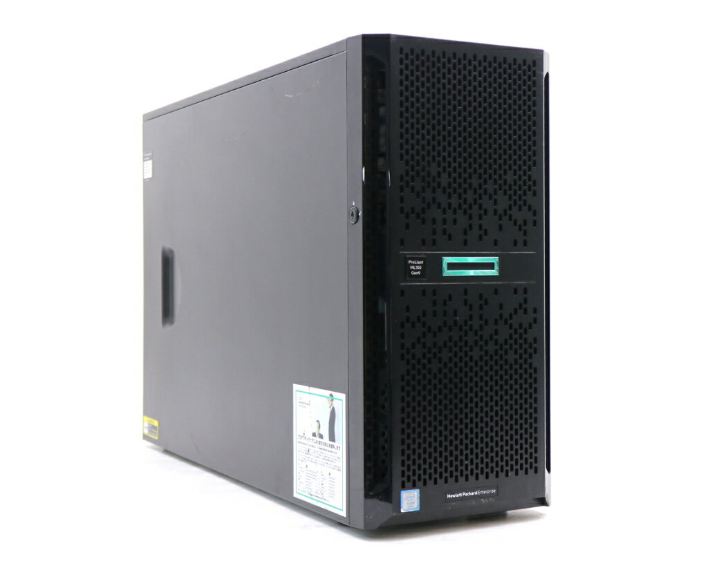 hp ProLiant ML150 Gen9 Xeon E5-2603 v4 1.7GHz 32GB 2TBx4台(SAS3.5インチ/12Gbps/RAID6構成) DVD-RO..