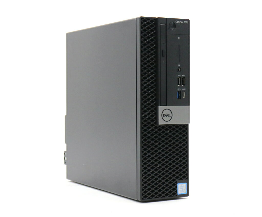 DELL Optiplex 5070 SFF Core i5-9500 3GHz 8GB 256GB(NVMe SSD) DisplayPort x2/アナログRGB出力 DVD+-RW Windows10 Pro 64bit 【中古】【20240502】