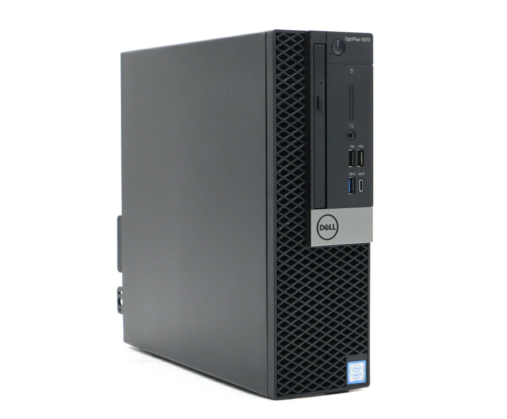 DELL OptiPlex 5070 SFF Core i5-9500 3GHz 8GB 256GB(NVMe SSD) DisplayPort x2/アナログRGB出力 DVD+-RW Windows10 Pro 64bit 【中古..