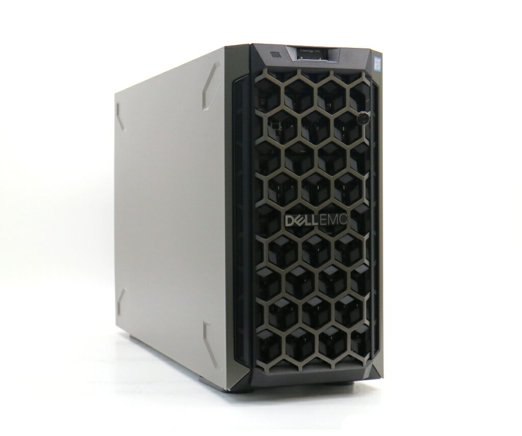 DELL PowerEdge T640 Xeon Gold 6132 2.6GHz 28スレッドCPUx2基 16GB 900GBx2台 SAS2.5インチ/6Gbps/RAID1構成 DVD-ROM PERC H730P 小難 【中古】【20240514】