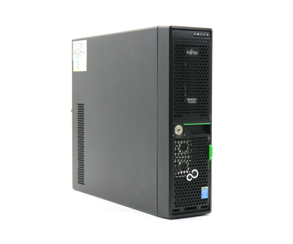 富士通 PRIMERGY TX1320 M1 Xeon E3-1220 v3 3.1GHz 8GB 500GBx2台(SATA3.5インチ/RAID1構成) DVD-ROM 【中古】【20240509】