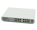 AliedTelesis AT-GS910/16 16ポート1000BASE-T搭載L2スイッチ 底面マグネット足装着 ファンレス 50℃環境対応 動作確認済 ...