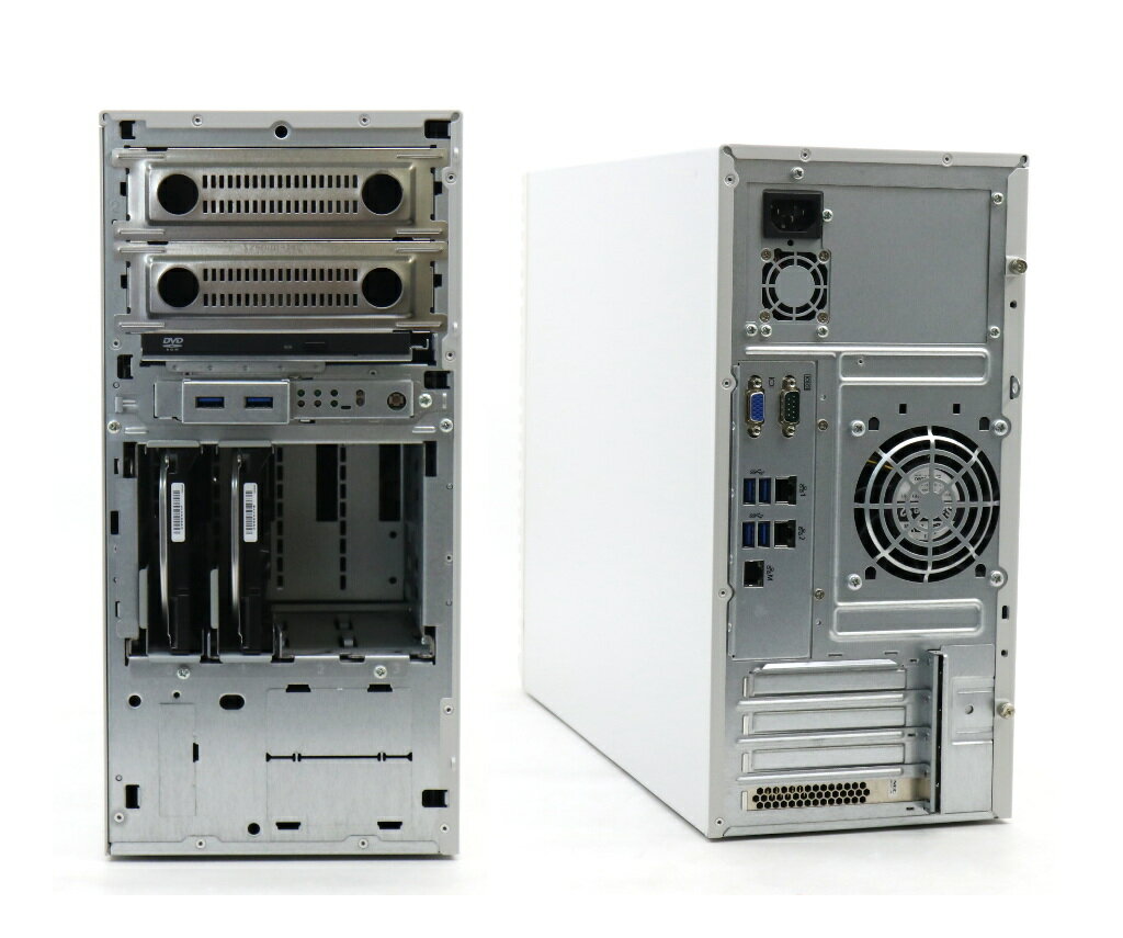 NEC Express5800/GT110i Xeon E3-1220 v6 3GHz 16GB 500GBx2台(SATA3.5インチ/RAID1構成) DVD-ROM MegaRAID MR9362-8i 1GB 【中古】【20240920】