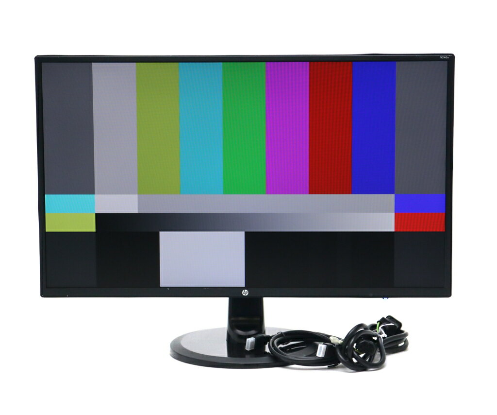 hp N246v 23.8インチ非光沢IPSパネル フルHD 1920x1080ドット HDMI/DVI-D/アナログRGB入力 小難 【中古】【20241017】