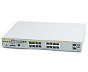 Allied Telesis AT-x230-18GP 16ポート1000BASE-T(PoE+給電対応) 2ポートSFPスロット搭載L2plusスイッチ BA...