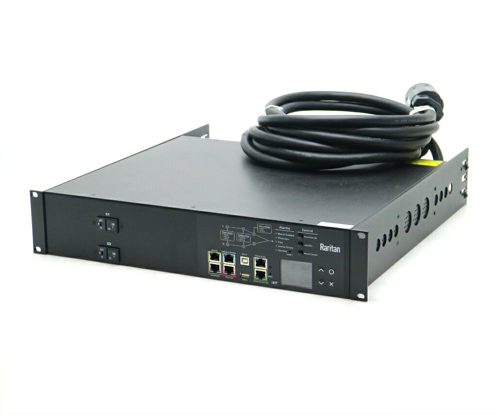 Raritan PX3TS-1194JR インテリジェントハイブリッドラックトランスファースイッチ 4.1.1.5-49961 2Uタ..