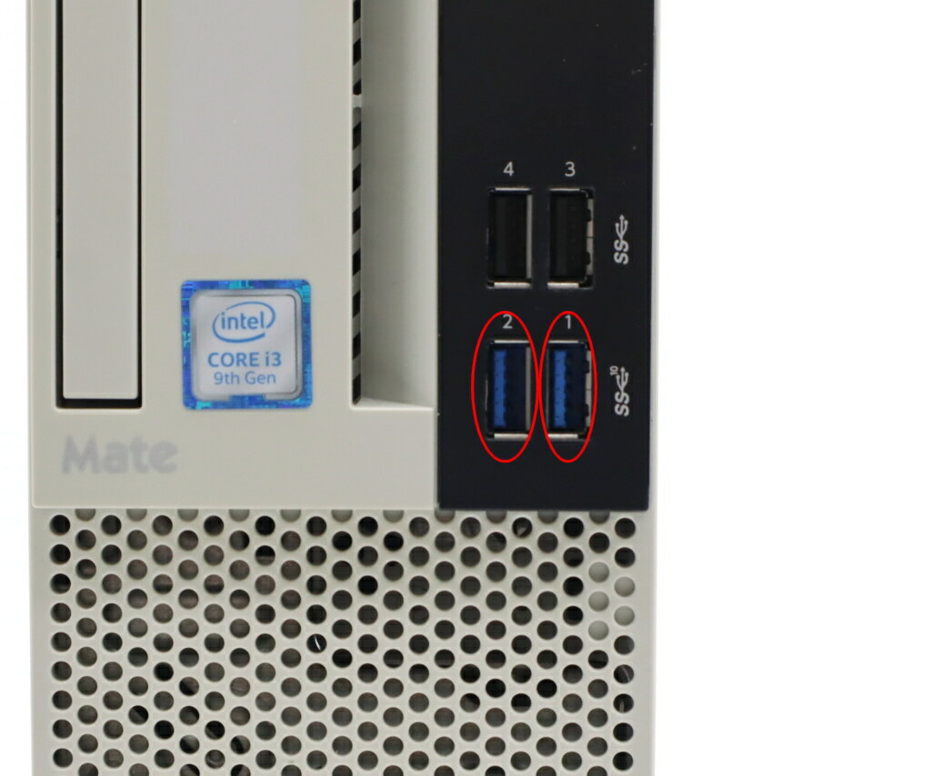 NEC Mate MRL36/L-5 Core i3-9100 3.60GHz 8GB 256GB(新品SSD) DisplayPort x2/アナログRGB出力 DVD+-RW Windows11 Pro 64bit 小難 【中古】【20250318】