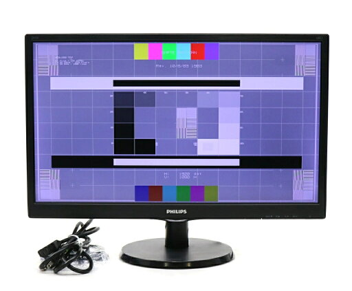PHILIPS 243V5QHABA/11 23.6インチ非光沢VAパネル フルHD 1920x1080ドット HDMI/DVI-D/アナログRGB入力 画面全体に赤みあり 【中古】【20240107】 PHILIPS 243V5QHABA/11 23.6インチ非光沢VAパネル フルHD 1920x1080ドット HDMI/DVI-D/アナログRGB入力 画面全体に赤みあり 【中古】【20240107】